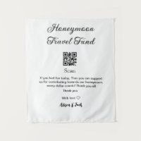 Honeymoon fund scan QR codeadd name