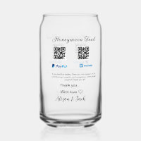 Honeymoon fund venomo paypal donation Q R couple