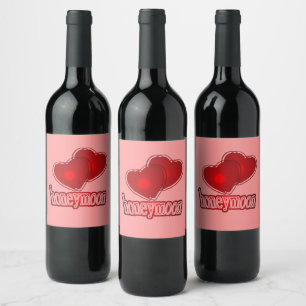 Honeymoon Gifts   Wine Label