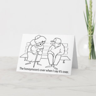 Honeymoon Humour Thank You Card