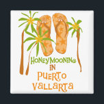 Honeymoon Puerto Vallarta Tshirts and Gifts Magnet<br><div class="desc">If you're a newlywed whose destination honeymoon spot is Puerto Vallarta,  you'll love our honeymooner's t-shirts,  mugs,  cards,    buttons,  hoodies,  and other items for Honeymoon Puerto Vallarta!</div>