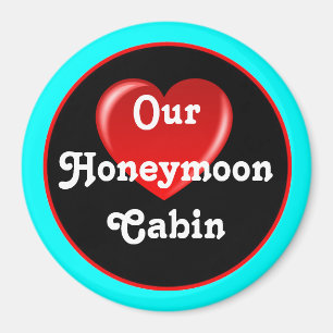 Honeymoon Round Cruise Cabin Door Marker Magnet