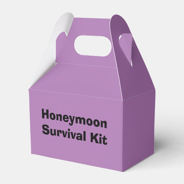 "Honeymoon" Survival Kit Box (Front Side)