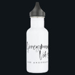 Honeymoon vibes 532 ml water bottle<br><div class="desc">Honeymoon Vibes design. Watercolor effect to make your honeymoon extra special. The perfect gift wedding for you soon to be married friend or just a treat for yourself. Part of a collection.</div>