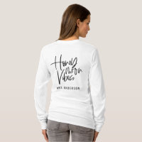 Honeymoon Vibes script text wedding