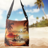 Honeymoon vibes tropical sunset beach
