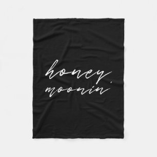 Honeymoonin Bride Groom Honeymoon Vacation Travel Fleece Blanket