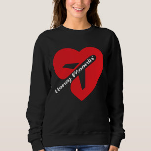 Honeymoonin Matching  For Couples Vacation Honeymo Sweatshirt