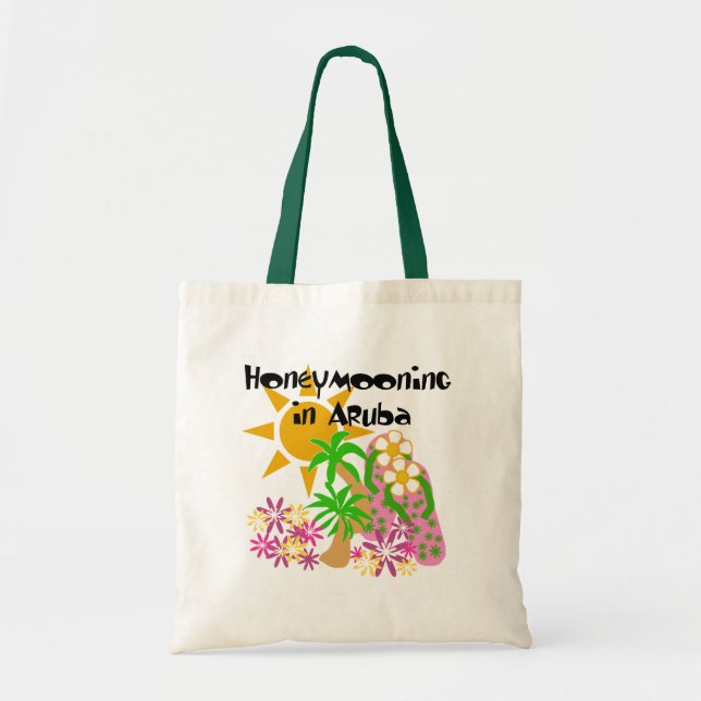 Honeymooning in Aruba Tote Bag (Front)