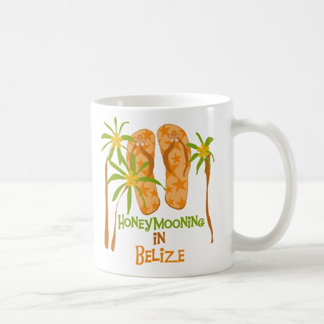 Honeymooning in Belise Coffee Mug (Right)