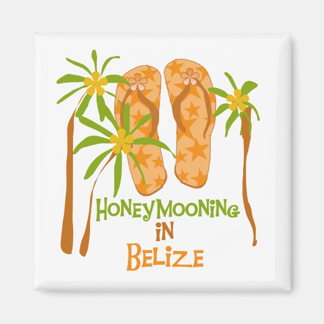 Honeymooning in Belise Magnet (Front)