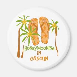 Honeymooning in Cancun Magnet