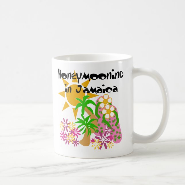 Honeymooning in Jamaica Coffee Mug (Right)