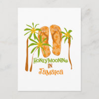 Honeymooning in Jamaica Postcard