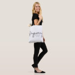 Honeymooning Tote Bag<br><div class="desc">Modern,  hand lettered script calligraphy to let everyone know this isn't just a holiday. This is your honeymoon. Part of a collection. Change the colour to customise.</div>
