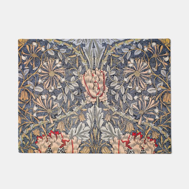 Honeysuckle (1896) By William Morris Doormat (Front)