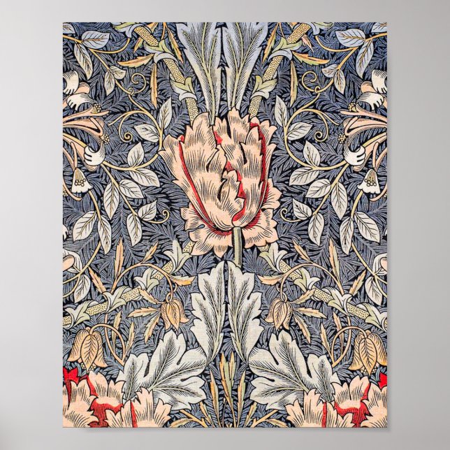 Honeysuckle (1896) By William Morris Poster (Front)