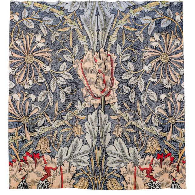 Honeysuckle (1896) By William Morris Shower Curtain (Front)
