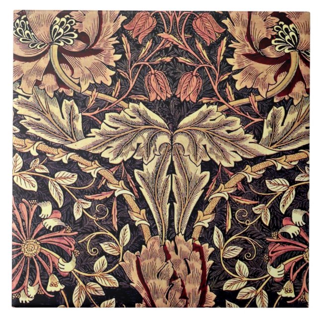Honeysuckle, a William Morris design, Tile (Front)