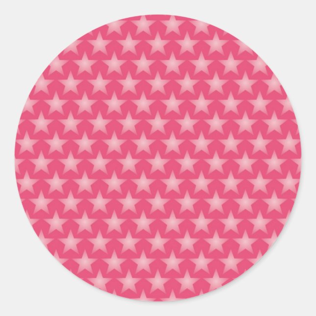 Honeysuckle background classic round sticker (Front)