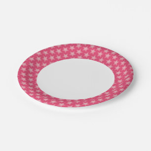Honeysuckle background paper plate