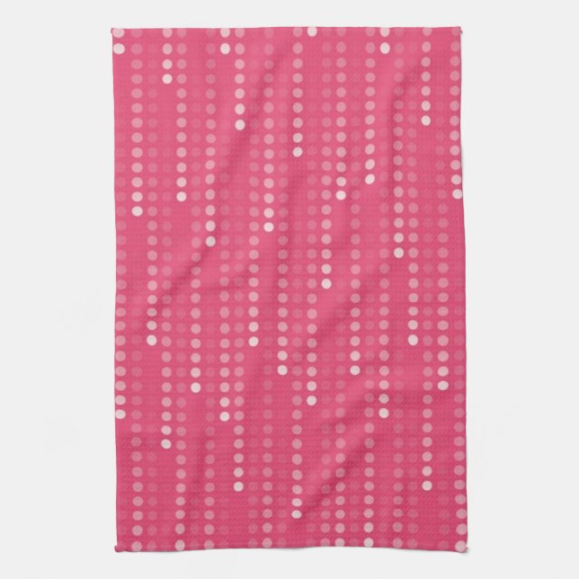 Honeysuckle background tea towel (Vertical)