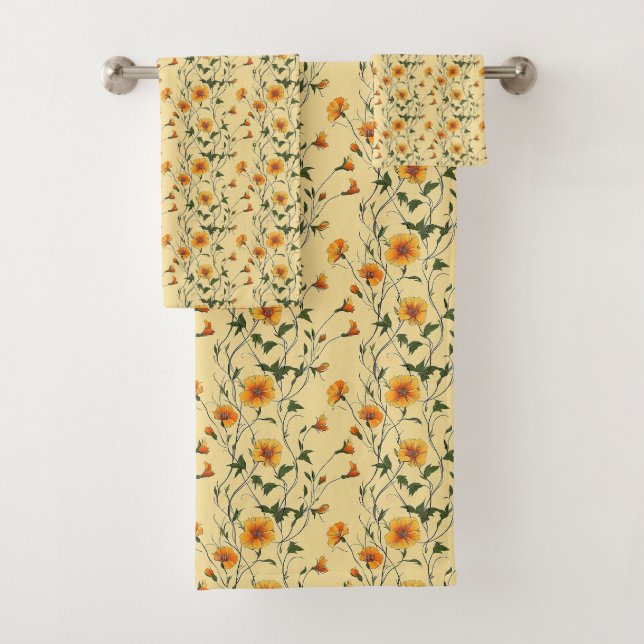 Honeysuckle Bath Towel Set (Insitu)