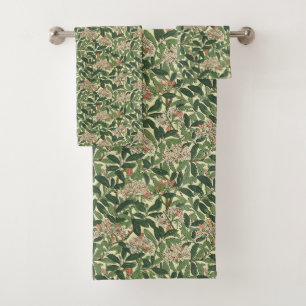 Honeysuckle bath towel set