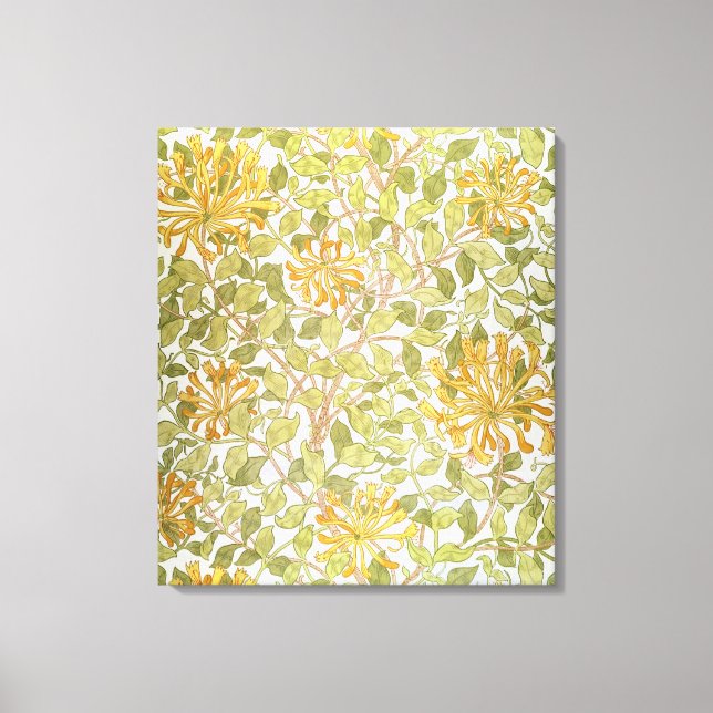 'Honeysuckle' design, 1883 Canvas Print (Front)