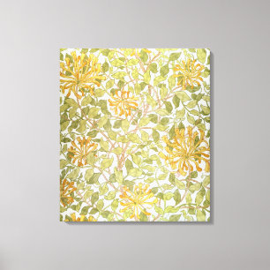 'Honeysuckle' design, 1883 Canvas Print
