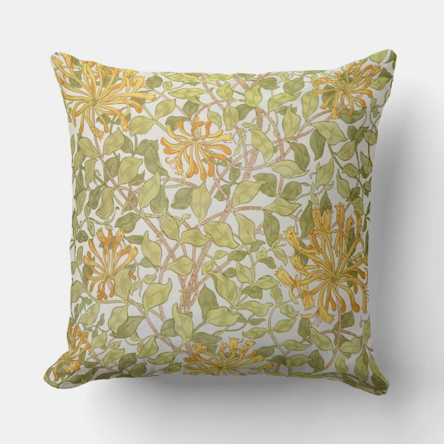 'Honeysuckle' design, 1883 Cushion (Front)