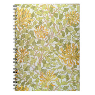 'Honeysuckle' design, 1883 Spiral Notebook