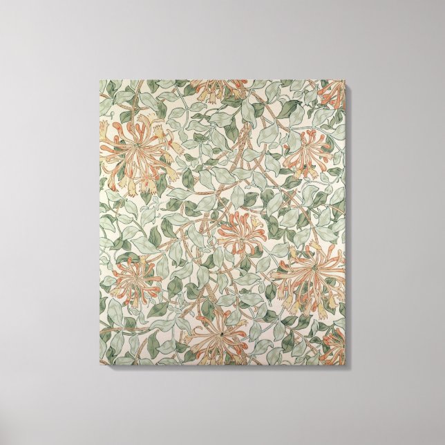 'Honeysuckle II' design Canvas Print (Front)