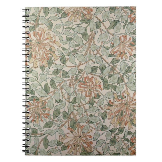 'Honeysuckle II' design Spiral Notebook (Front)