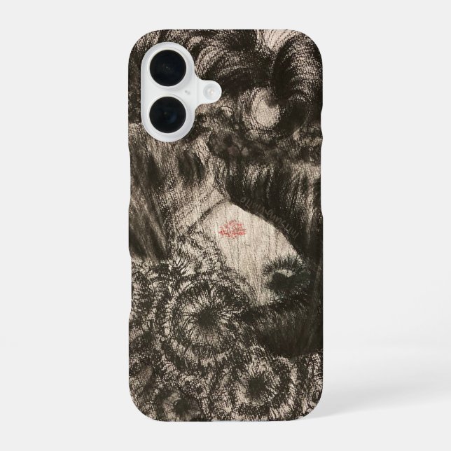 honeysuckle iPhone 16 case (Back)