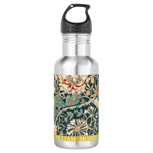 Honeysuckle Pattern - Design of William Morris 710 Ml Water Bottle (Front)