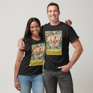 Honeysuckle Pattern - Design of William Morris T-Shirt
