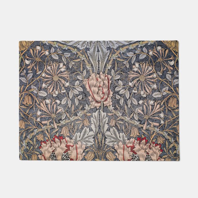 Honeysuckle Print (by William Morris) Doormat (Front)