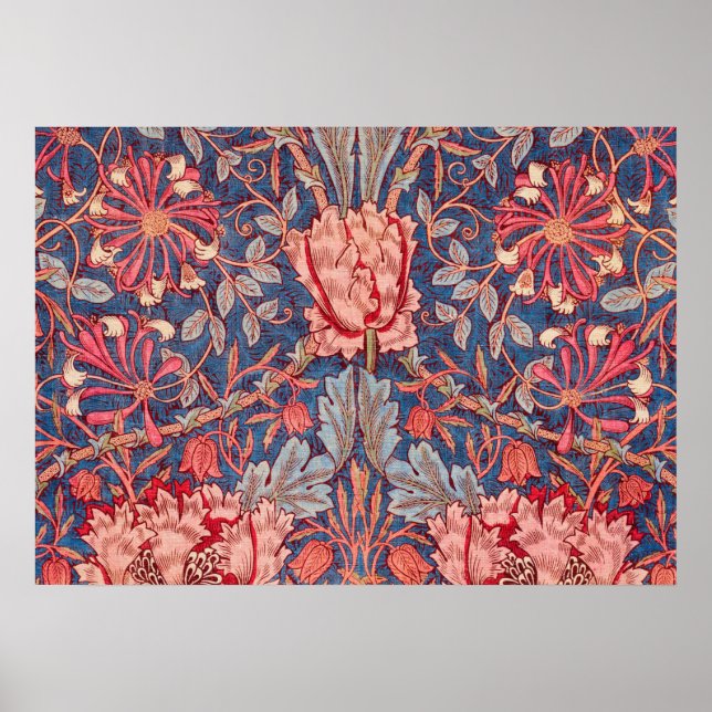Honeysuckle, Wallpaper by William Morris Poster (Front)