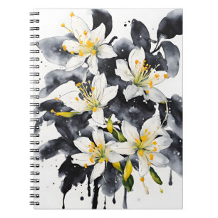 Honeysuckle - Watercolor flowers Notebook