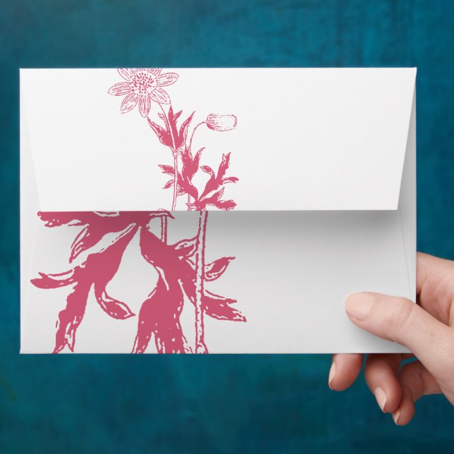 Honeysuckle Wild Flower Envelopes (Hand)