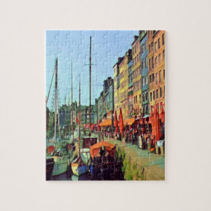 HONFLEUR - docking - view Jigsaw Puzzle