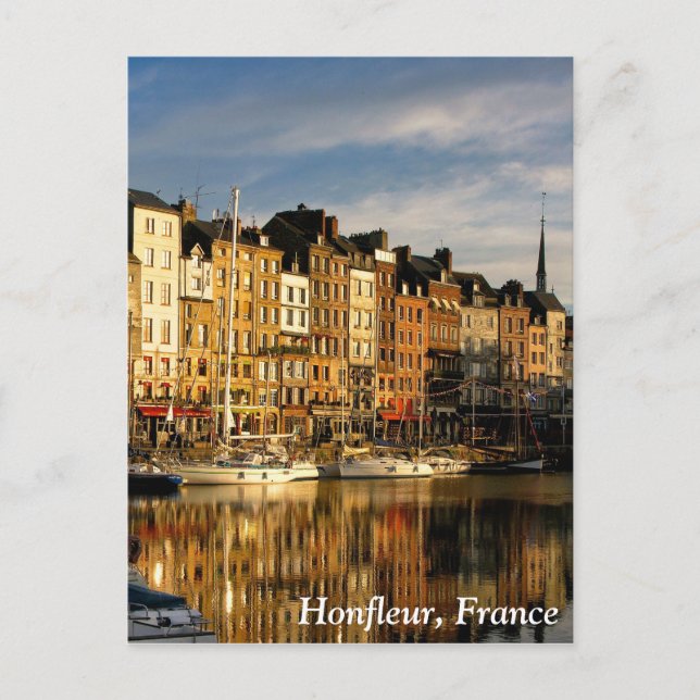 Honfleur, France Postcard (Front)