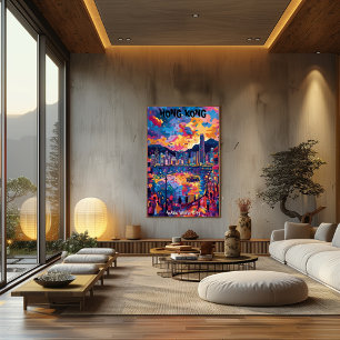 Hong Kong: Asia's World City - Urban Colors Poster