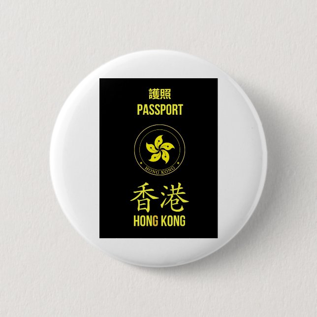 Hong Kong Autonomy Movement Passport 6 Cm Round Badge (Front)