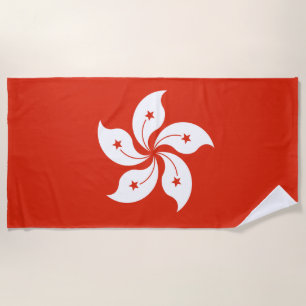 Hong Kong Beach Towel