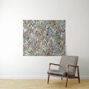 Hong Kong Boat Abstract 3, 2017 SVP Images Tapestry
