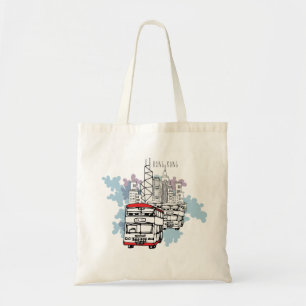 Hong Kong Busy Life Style scenery(without caption) Tote Bag