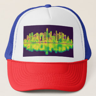 Hong Kong China Skyline Trucker Hat