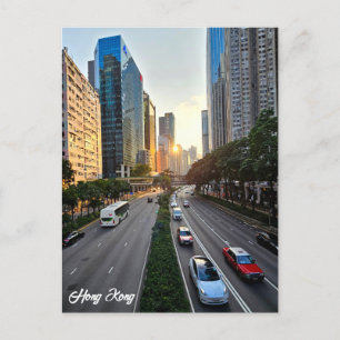 Hong Kong City Skyline Postcard